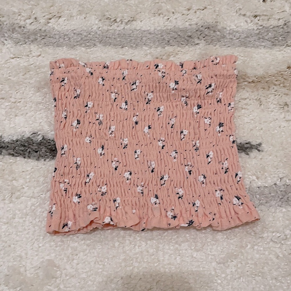 Floral tube top